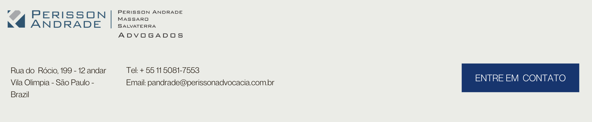 Contato - Perisson Andrade Advogados