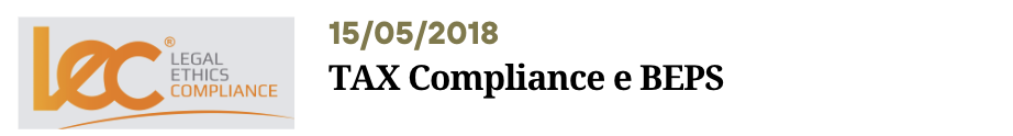 REVISTA DA LEC TAX Compliance e BEPS - Perisson Andrade - perissonadvocacia